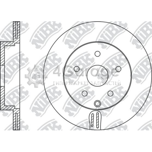 NiBK RN1429 Тормозной диск