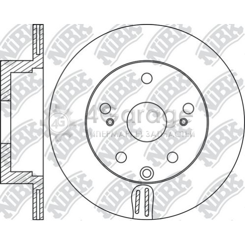 NiBK RN2029 Тормозной диск