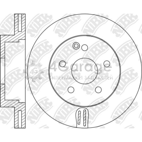 NiBK RN1463 Тормозной диск