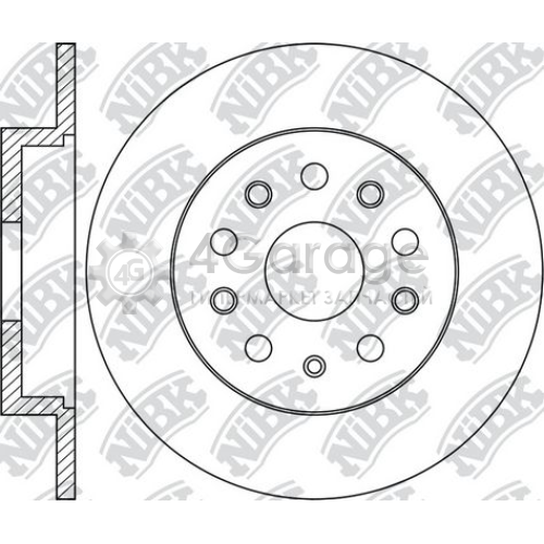 NiBK RN1735 Тормозной диск