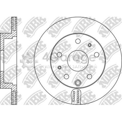 NiBK RN1502 Тормозной диск