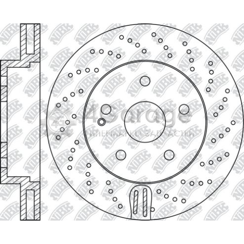 NiBK RN1464DSET Тормозной диск