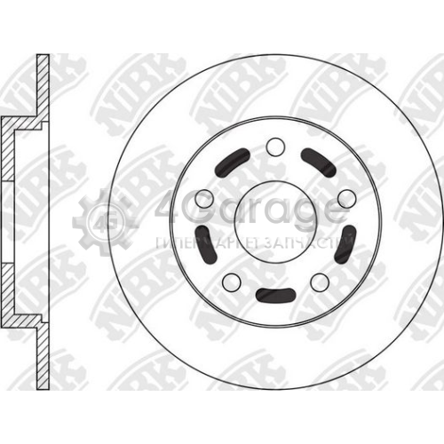 NiBK RN1552 Тормозной диск