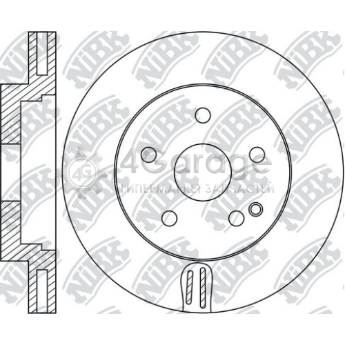 NiBK RN1701 Тормозной диск