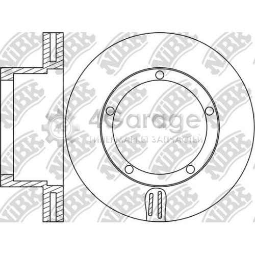 NiBK RN1841 Тормозной диск