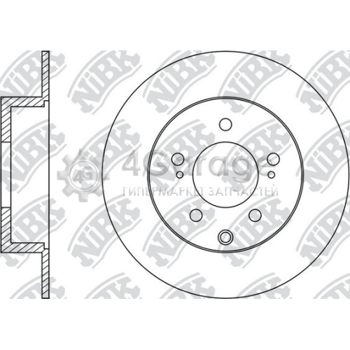 NiBK RN1404 Тормозной диск