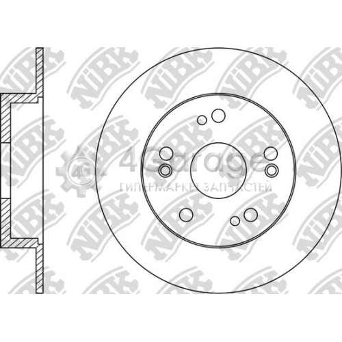 NiBK RN1409 Тормозной диск