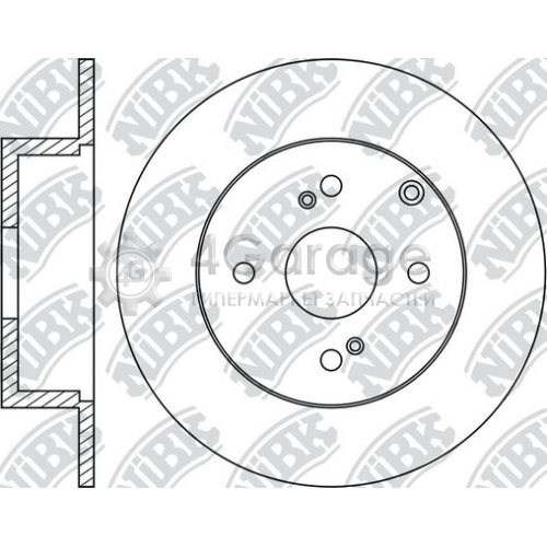 NiBK RN1190 Тормозной диск
