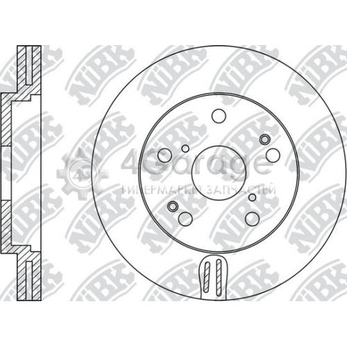 NiBK RN1413 Тормозной диск