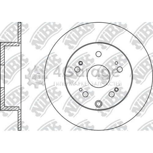 NiBK RN1411 Тормозной диск
