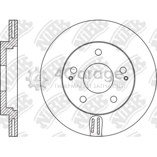 NiBK RN1573 Тормозной диск