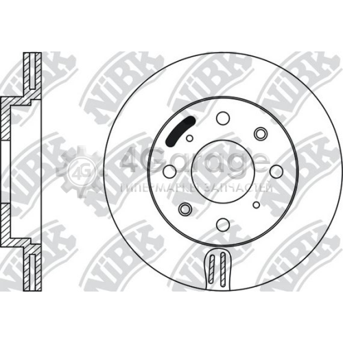 NiBK RN1350 Тормозной диск