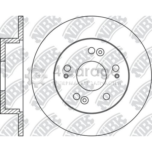 NiBK RN1203 Тормозной диск
