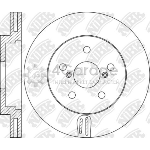 NiBK RN1471 Тормозной диск