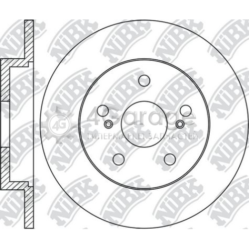 NiBK RN1445 Тормозной диск