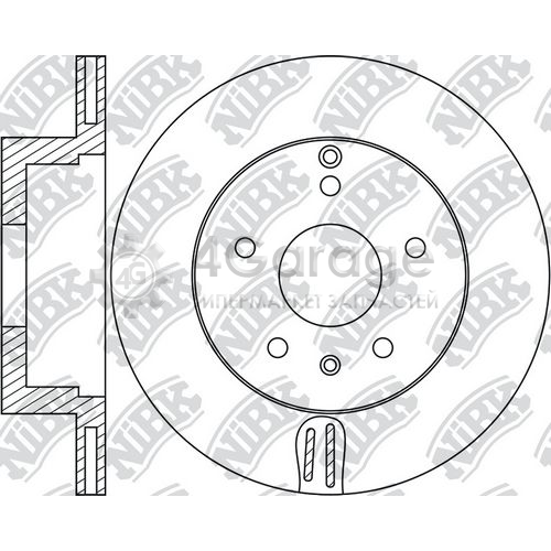 NiBK RN1677 Тормозной диск