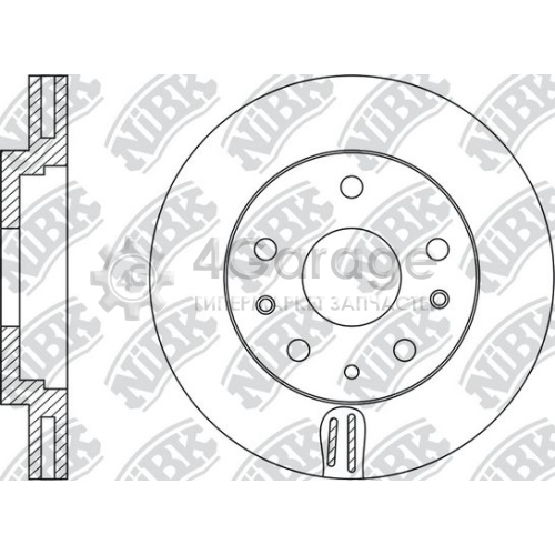 NiBK RN1501 Тормозной диск