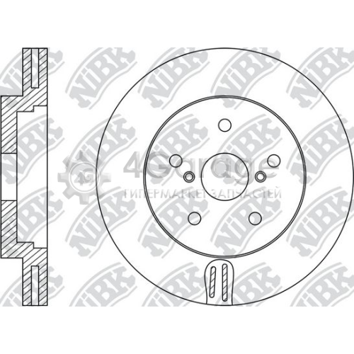 NiBK RN1507 Тормозной диск