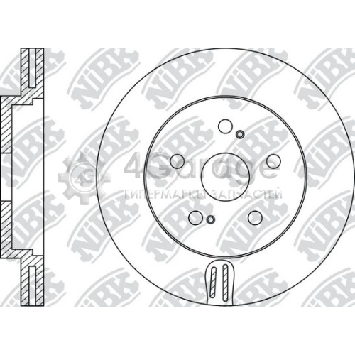 NiBK RN1210 Тормозной диск