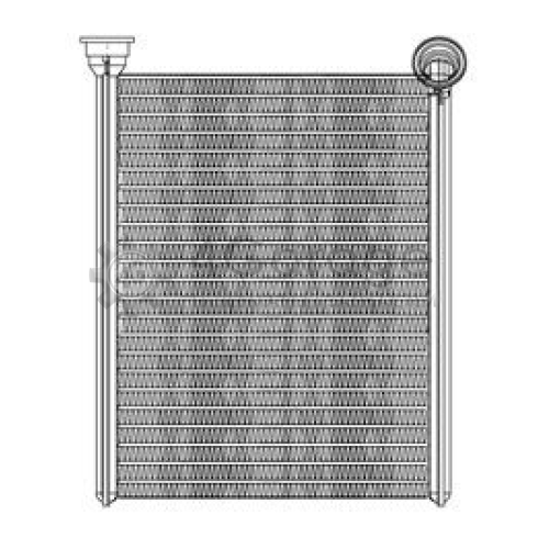 LUZAR LRh20S4 Теплообменник отопление салона