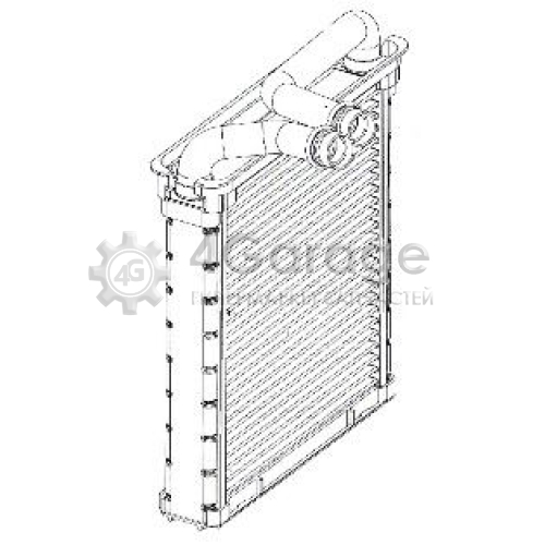 LUZAR LRh18N6 Теплообменник отопление салона