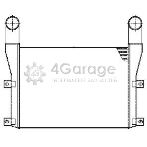 LUZAR LRIC0301 Интеркулер