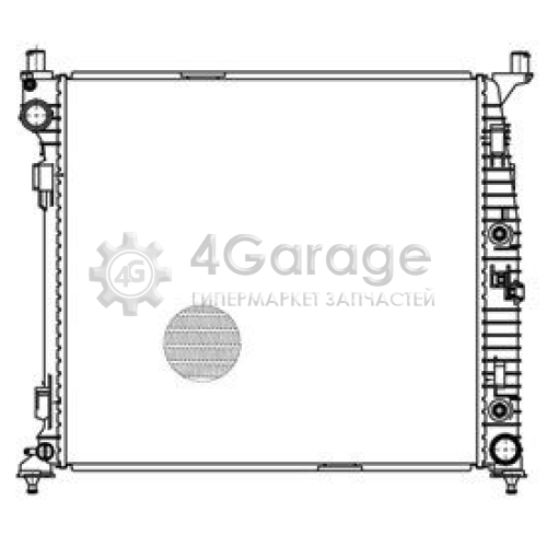 LUZAR LRc15165 Радиатор охлаждения для автомобилей ML/GL (W166) (12-) AT