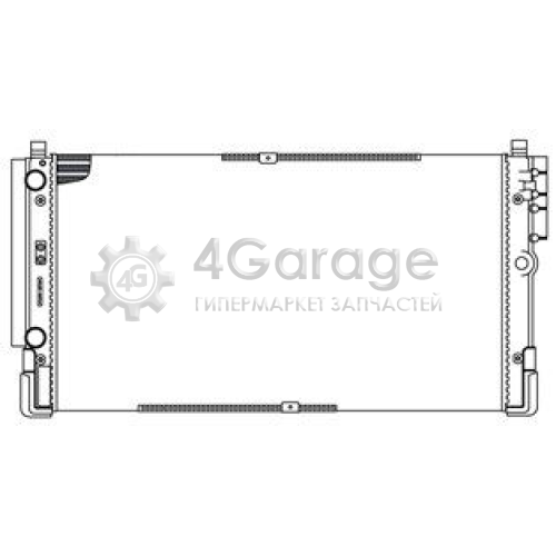 LUZAR LRc1871 Радиатор охлаждения для автомобилей Volkswagen Transporter T4 (90-)