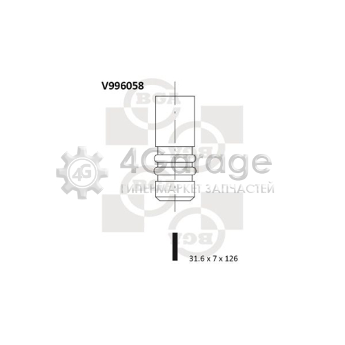 BGA V996058 Выпускной клапан в Красноярске