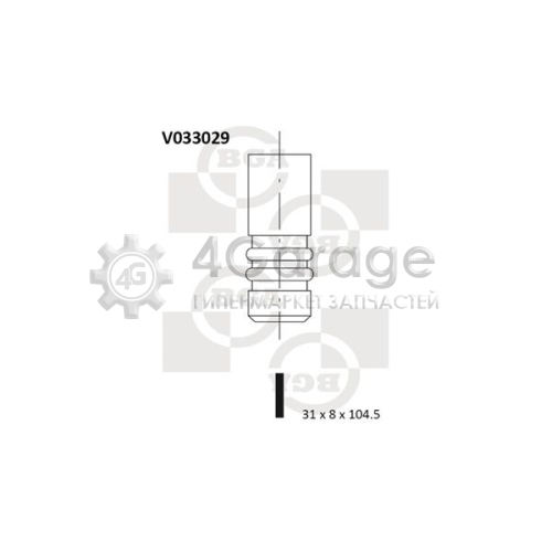 BGA V033029 Выпускной клапан в Красноярске