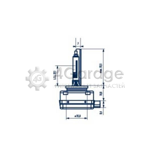 NARVA 84011 Лампа накаливания фара дальнего света Xenon