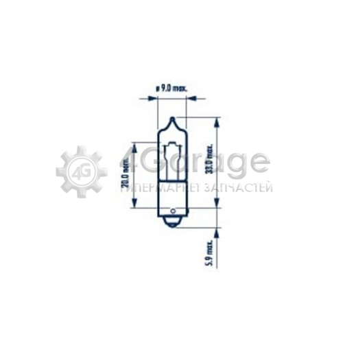 NARVA 68191 Лампа накаливания фонарь указателя поворота