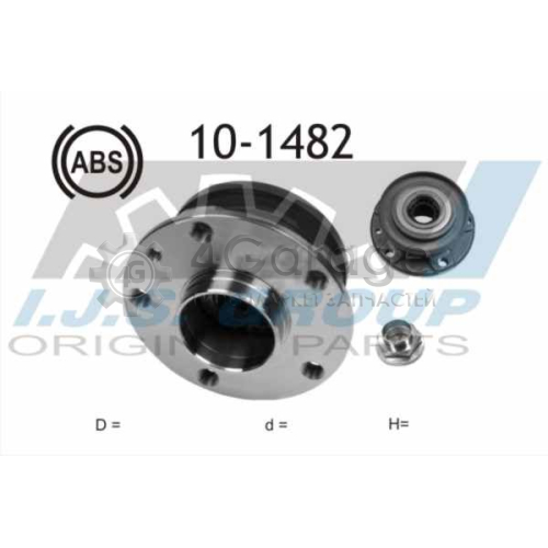 Комплект подшипника ступицы колеса IJS GROUP 101482 в Москве