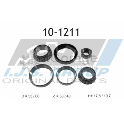 IJS GROUP 101211 Комплект подшипника ступицы колеса в Красноярске
