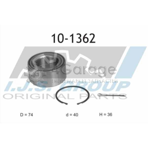 IJS GROUP 101362 Комплект подшипника ступицы колеса в Красноярске