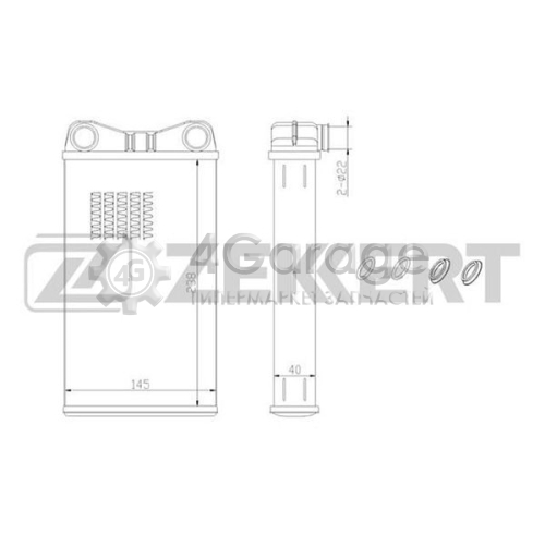 Теплообменник отопление салона ZEKKERT MK5043 в Нижнем Новгороде