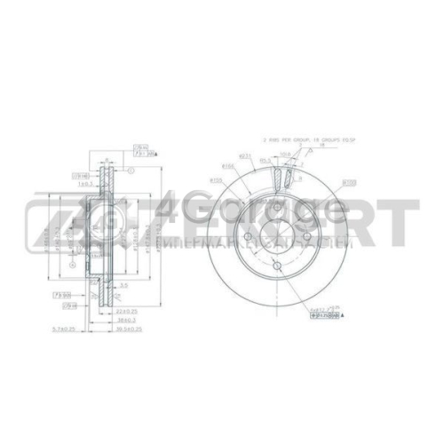 Тормозной диск ZEKKERT BS6181 в Нижнем Новгороде