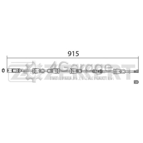 Сигнализатор износ тормозных колодок ZEKKERT BS8021 в Нижнем Новгороде