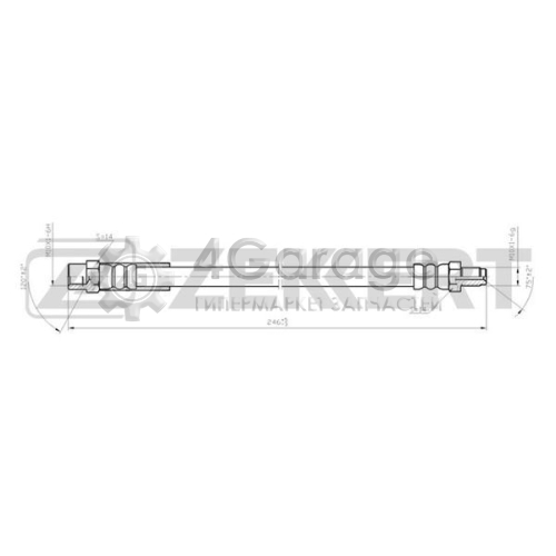 Тормозной шланг ZEKKERT BS9057 в Нижнем Новгороде
