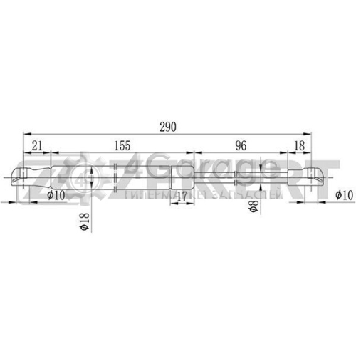 Газовая пружина капот ZEKKERT GF1679 в Нижнем Новгороде