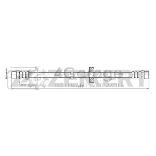 Тормозной шланг ZEKKERT BS9053 в Нижнем Новгороде
