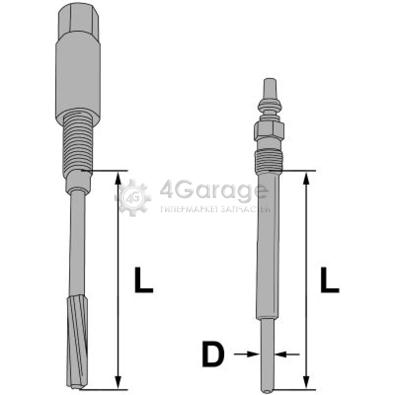 Развертка для свечей накаливания 3 в 1, M12 x 1,25