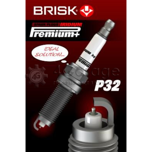 Свеча зажигания P32 Iridium Premium+ BRISK 1976 в Ростове-на-Дону