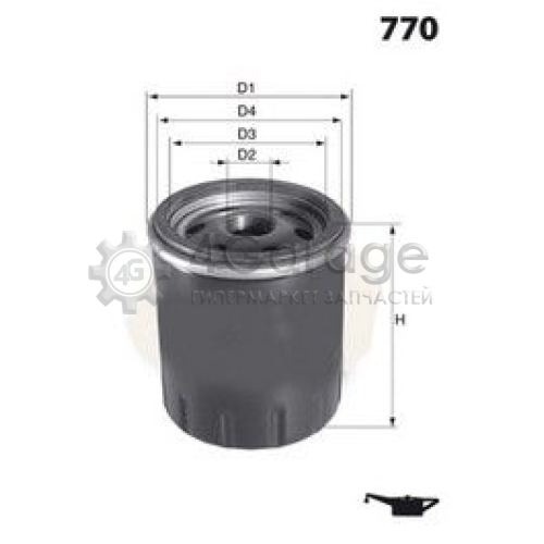 Масляный фильтр LUCAS FILTERS LFOS130 в Нижнем Новгороде