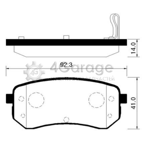 HSB GOLD HP1038 Комплект тормозных колодок дисковый тормоз