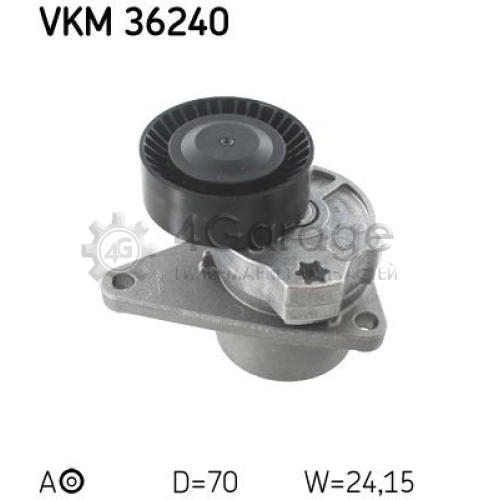 Натяжной ролик поликлиновой ремень SKF VKM36240 в Нижнем Новгороде