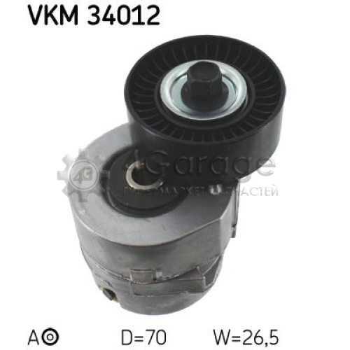 Натяжной ролик поликлиновой ремень SKF VKM34012 в Москве