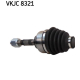 SKF VKJC8321 Приводной вал в Красноярске