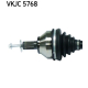 Приводной вал SKF VKJC5768 в Ростове-на-Дону