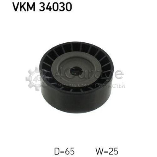 Паразитный / ведущий ролик поликлиновой ремень SKF VKM34030 в Ростове-на-Дону